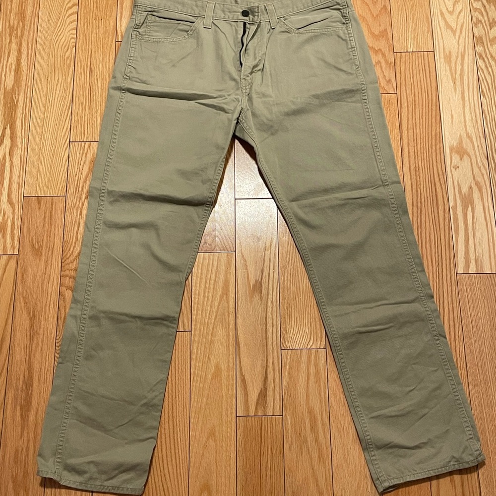 Tan Levi 511 Jeans